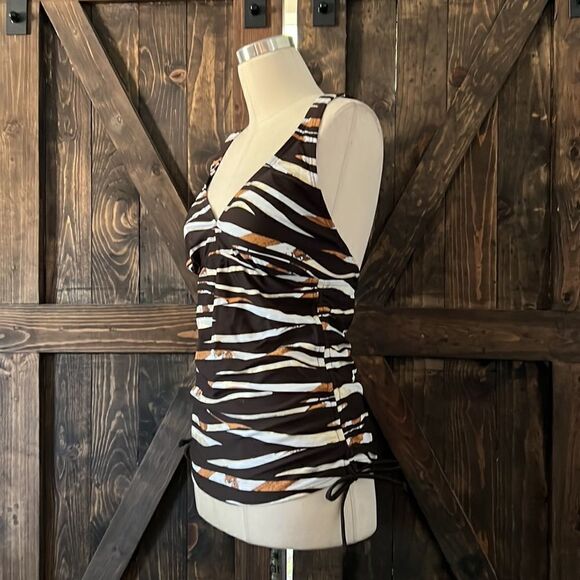 Silhouette Tankini halter  Top Sz-10 - Picture 3 of 10